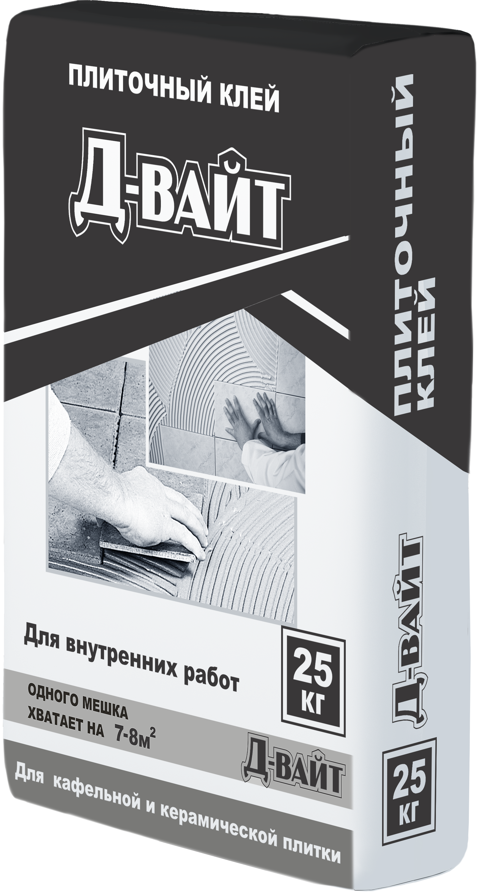 Д-Вайт Плиточный клей для внутренних работ 25 кг