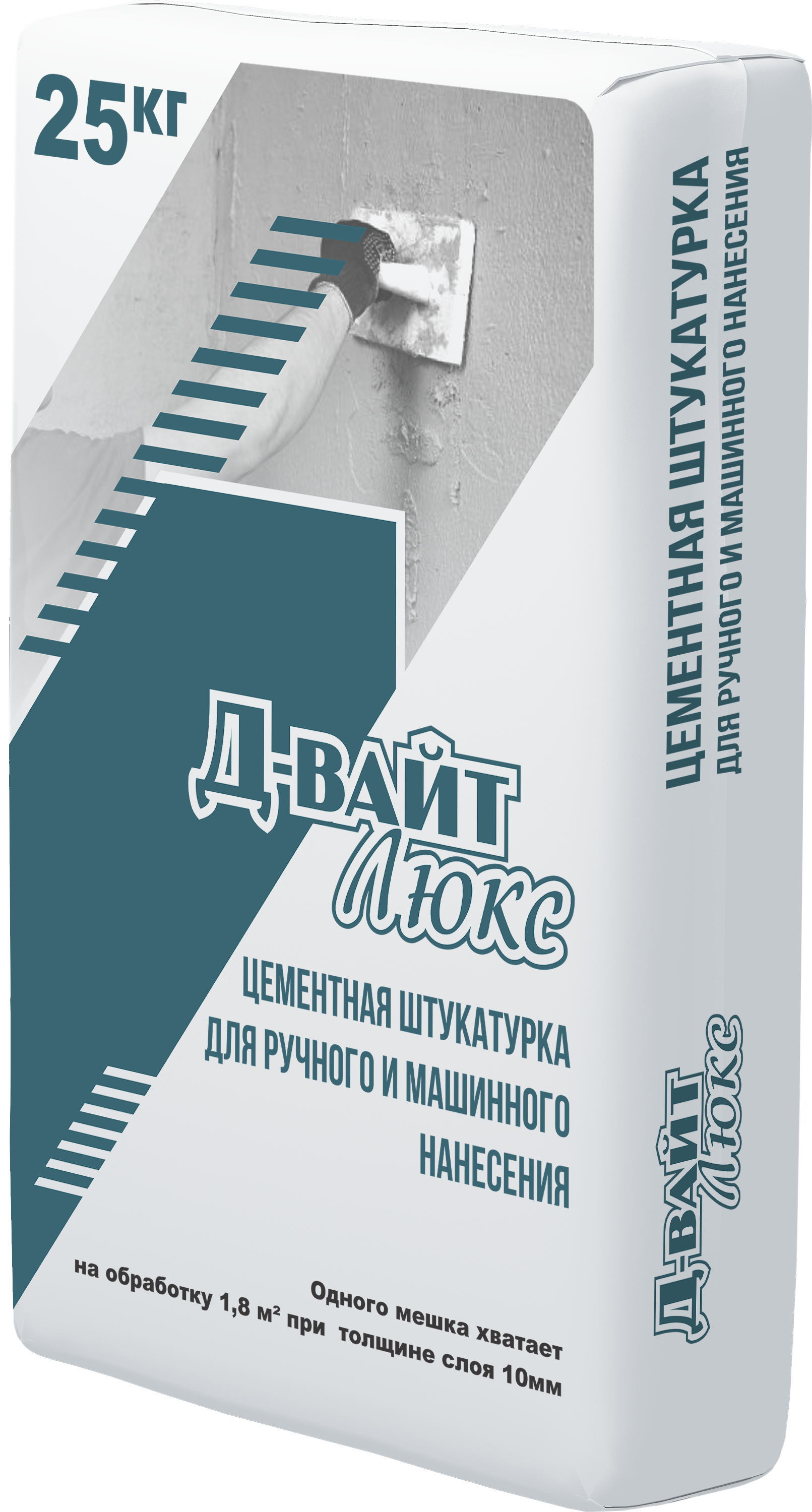 Д-Вайт Люкс Цементная штукатурка 25 кг