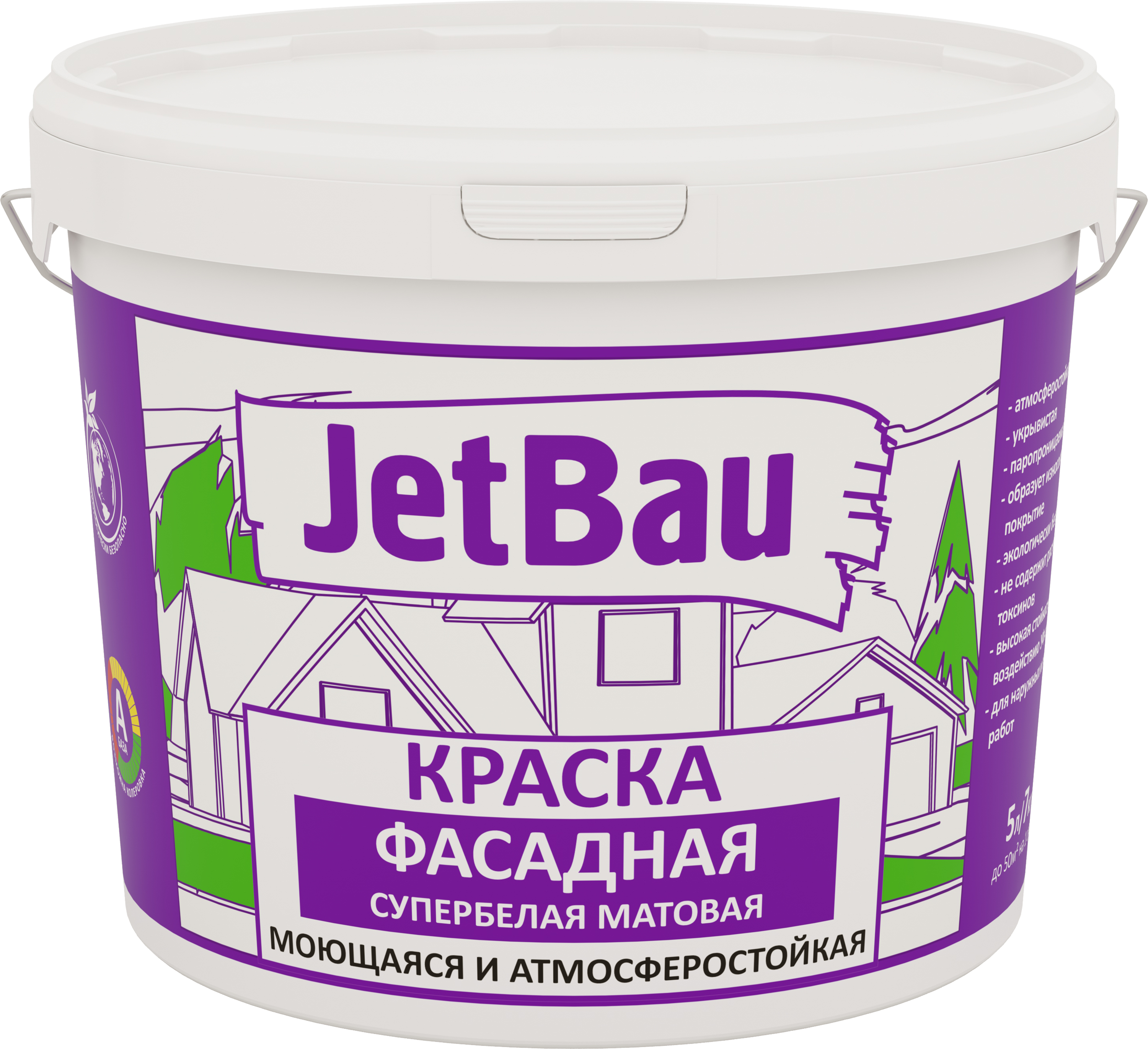 JetBau ФАСАДНАЯ акриловая краска 7 кг